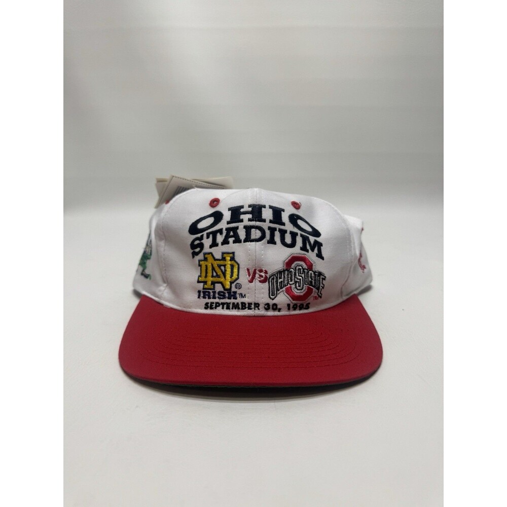 Vtg Ohio State Buckeyes Hat Cap Snapback Notre Dame Fighting Irish 1995 NWT